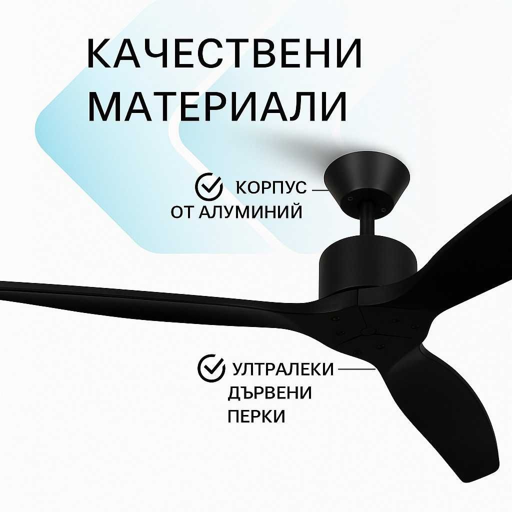 Вентилатор за таван Mellerware Brizy – комфорт и стил у дома