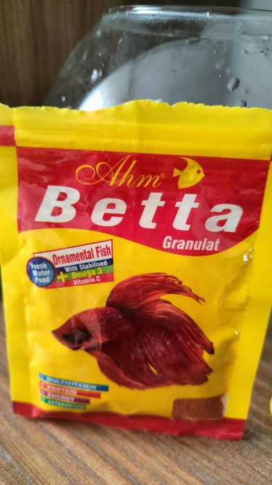 Bol sticla / acvariu 4 litri peste / pești Betta