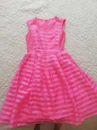 Розовое платье 46-48 размера