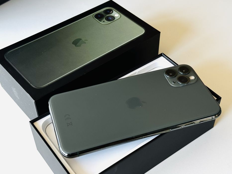 Iphone 11 Pro Max 64GB Green 100% Батерия! Гаранция 3 месеца