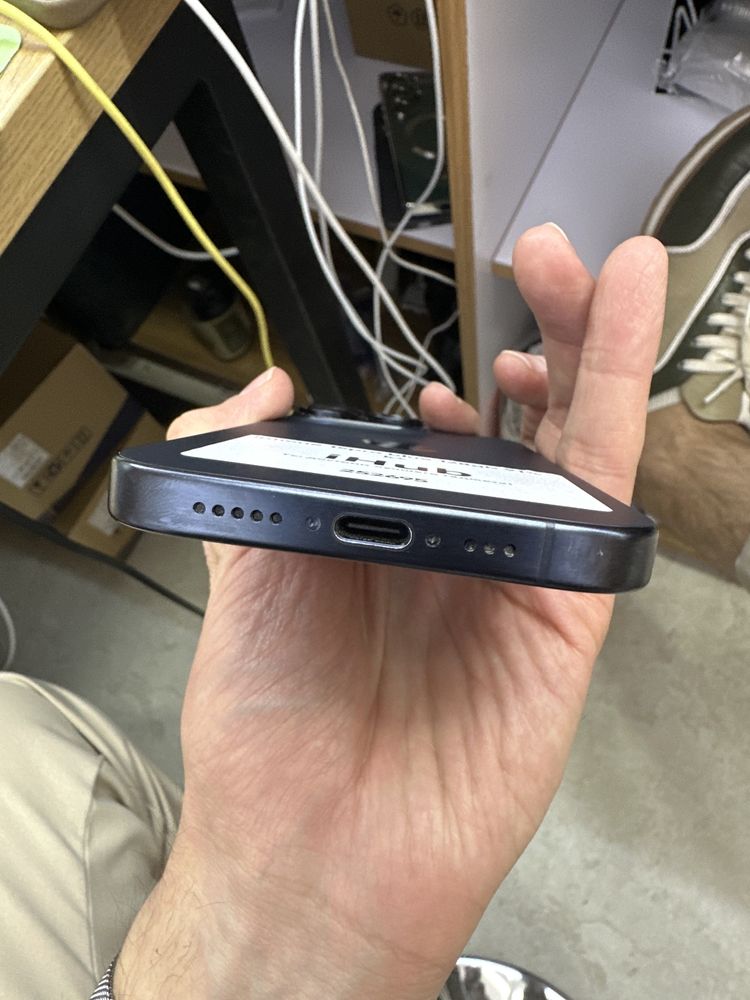 iPhone 15pro blue 128gb 91%