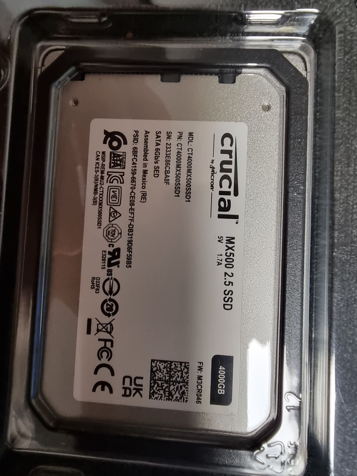 Crucial MX500 4tb