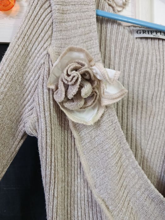 Pulover deosebit mâneci bufante Grifflin Paris mărimea S-M