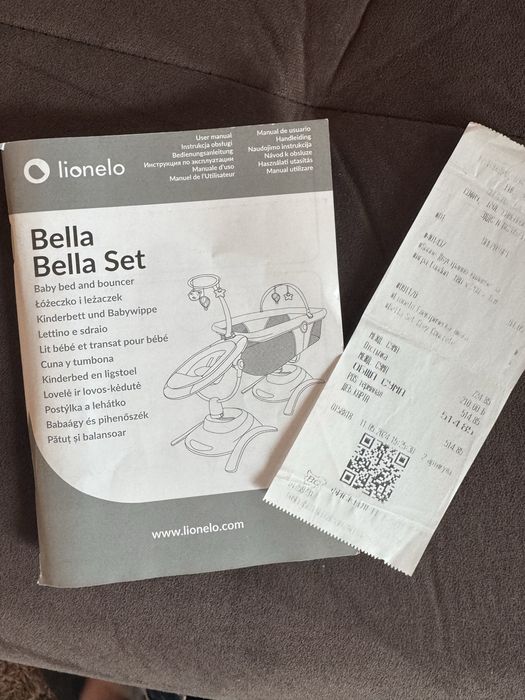 Бебешка люлка 2 в 1 bella set