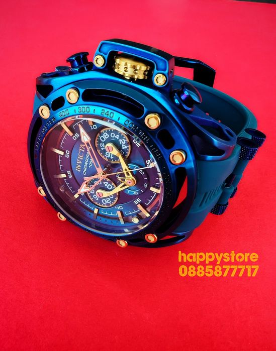 INVICTA Rally Rage Blue 53 mm, Инвикта нов ръчен часовник