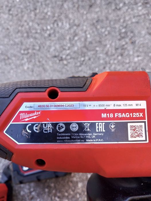 Безчетков ъглошлайф Milwaukee 18волта-Solo