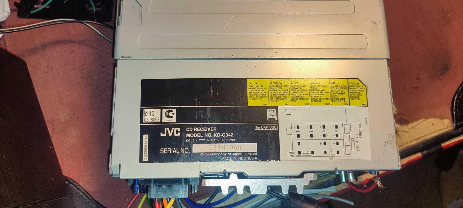 Radio CD auto JVC