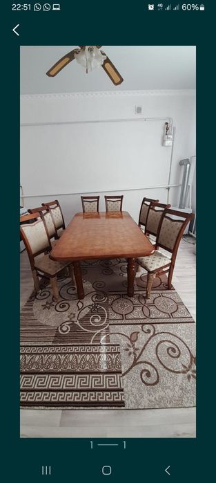 Стол 8 стульясымен 120 000тг