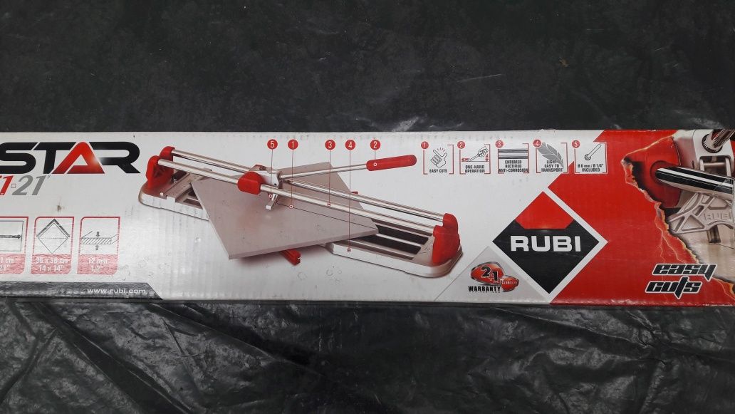 Машина за рязане на плочки ръчна RUBI 510 мм,12 мм с резервно ножче