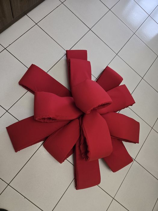 АвтоБант красный большой на машину