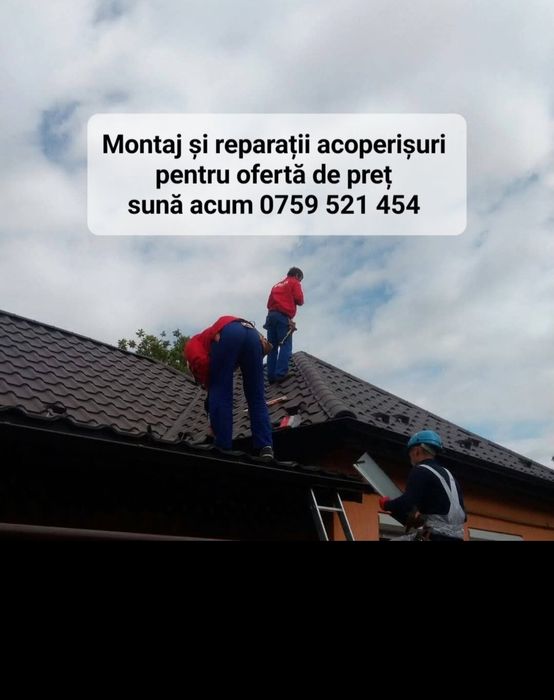 Acoperiș Tabla BILKA/Hidroizolații/Reparații Acoperișuri  Roman Neamt