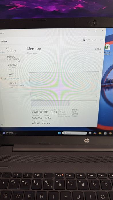 Laptop HP 250 G8 cu Intel Core i3 (gen 11) 115G4, 15.6”