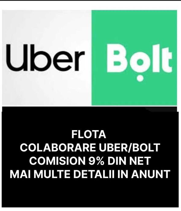 Cautam sofer uber/bolt Timisoara - comision flota 9%