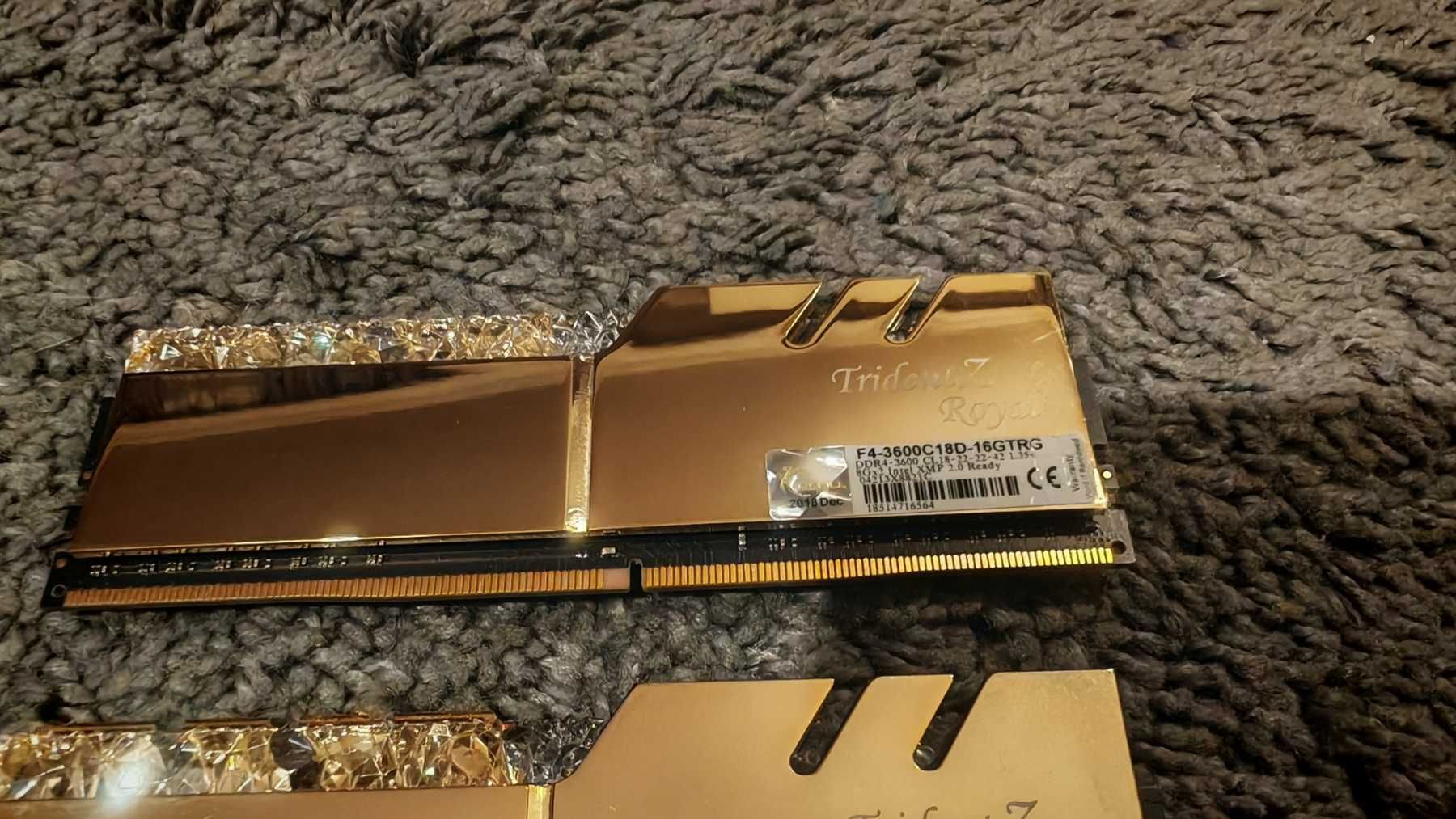 Рам памет G.SKILL Trident Z Royal Gold 16GB (2x8GB) DDR4 3600MHz