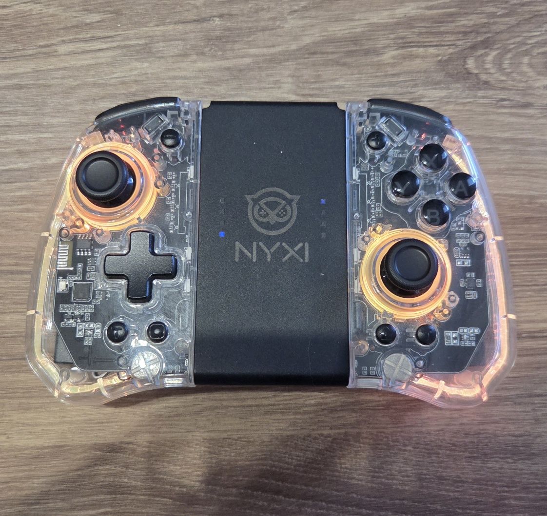 NYXI Hyperion Transparent Style Wireless Joy-pad - 8 Color LED