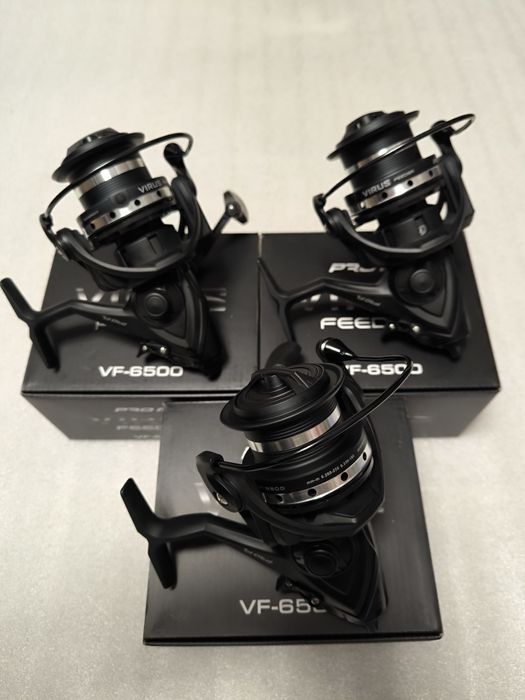 SET 3 Mulinete Feeder VIRUS PRO FL VF 6500 NEW 2024