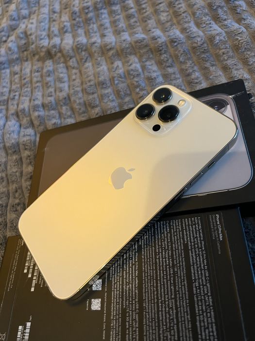 Iphone 13 pro max Gold 256 gb като нов
