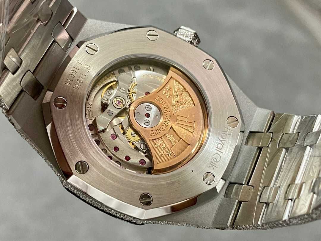 Audemars Piguet Royal Oak Full Diamond Silver