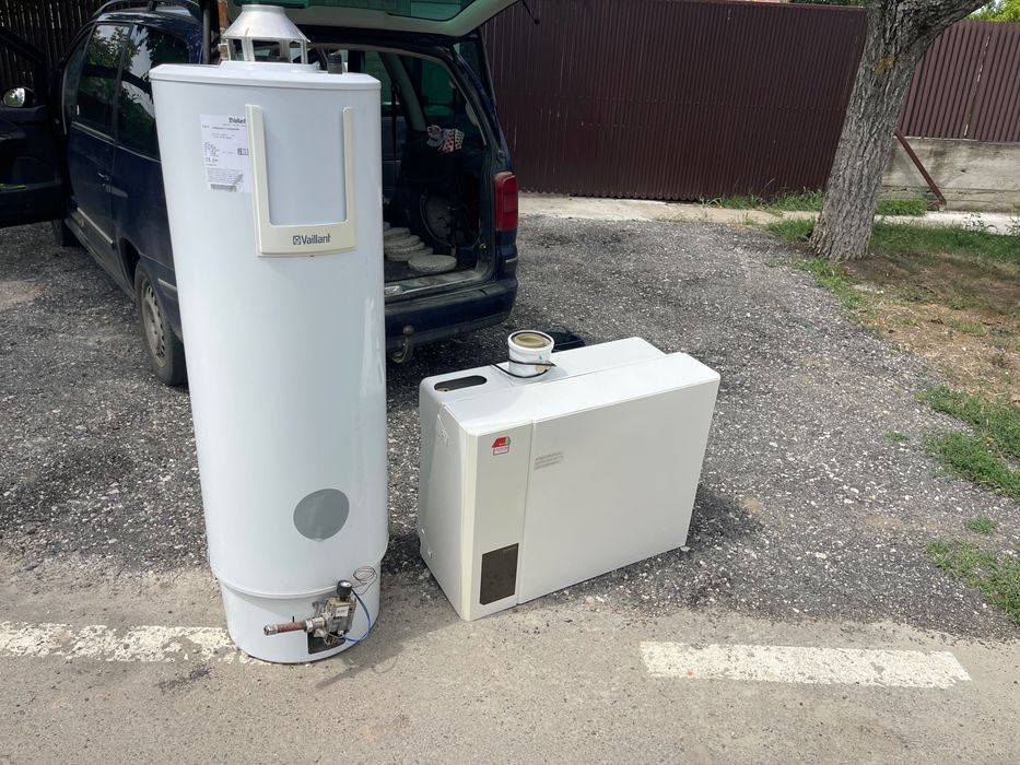 Centrala pe gaz marca BUDERUS cu acoperire 400 mp