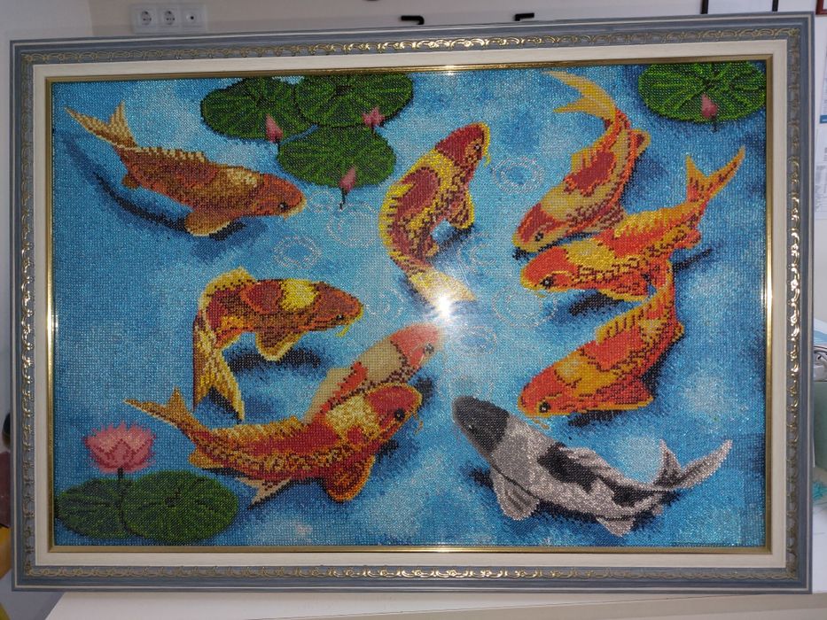 Продам картину ручной работы из бисера