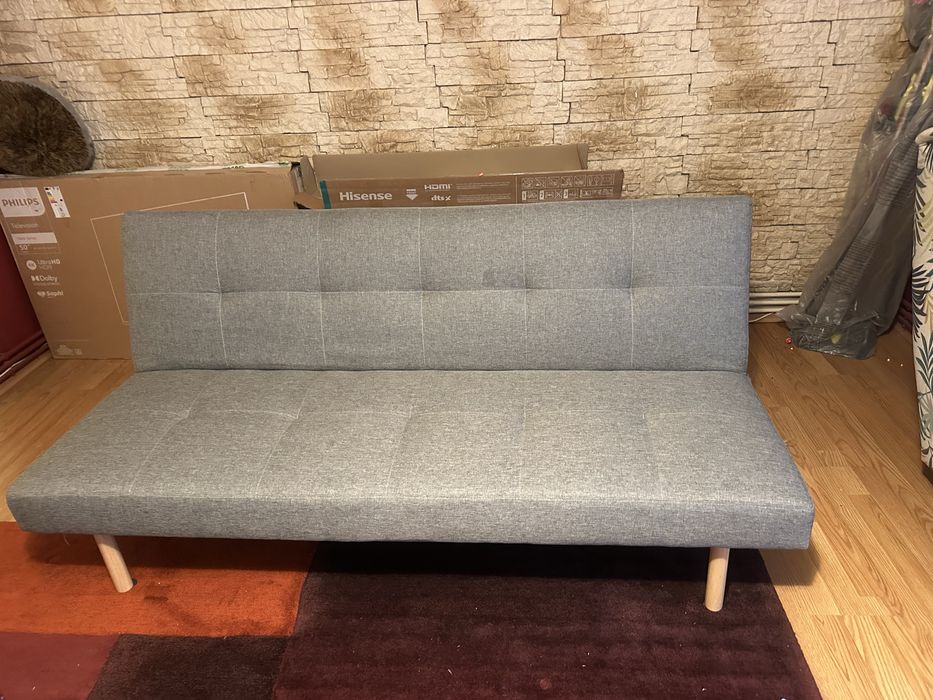 Vand Canapea extensibilă HOLSTED gri