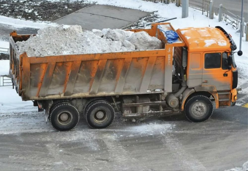 Вывоз снега Тандем погрузшик плюс Шансиман
