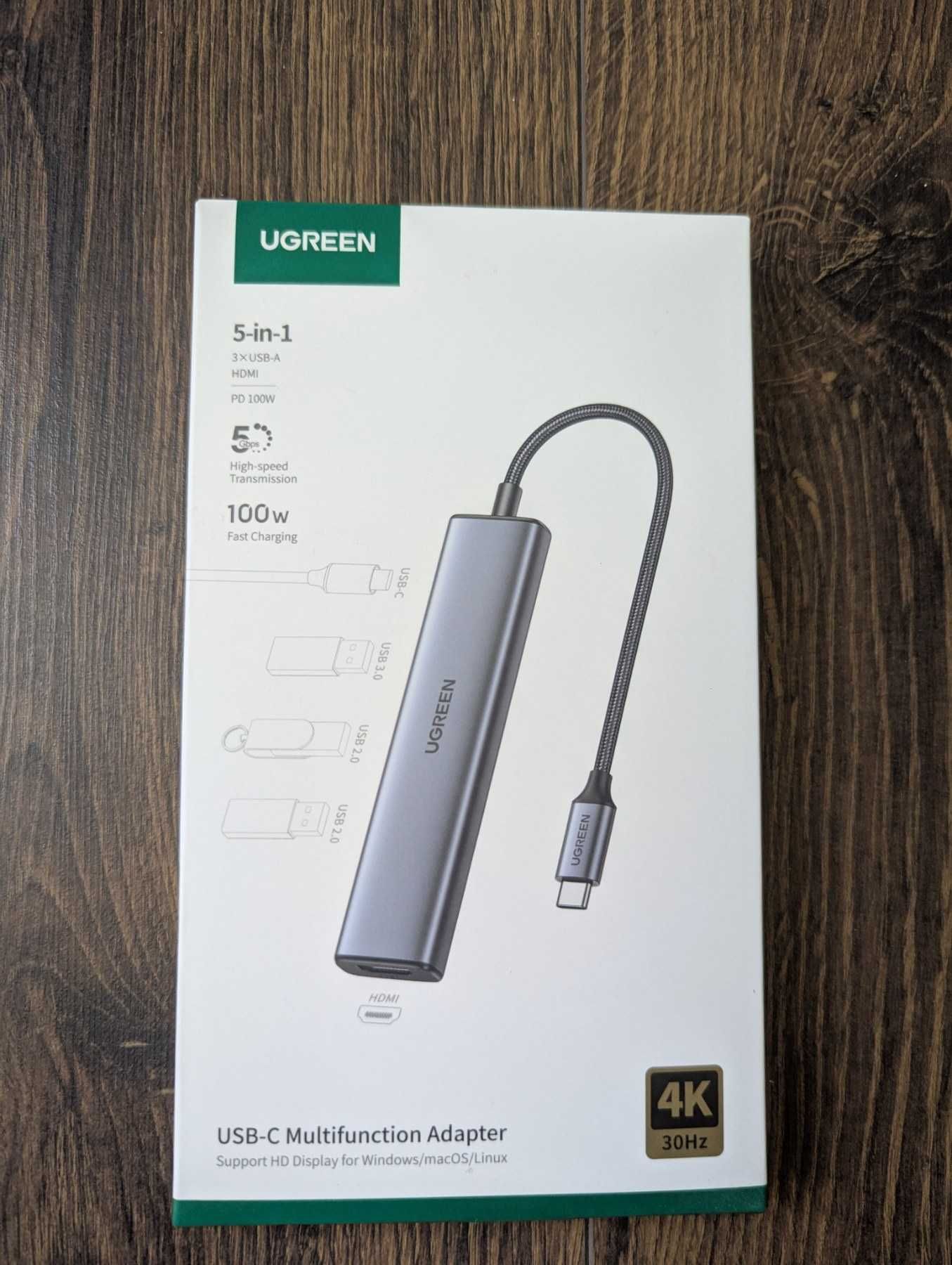 Ugreen 5в1 USB-C порт
