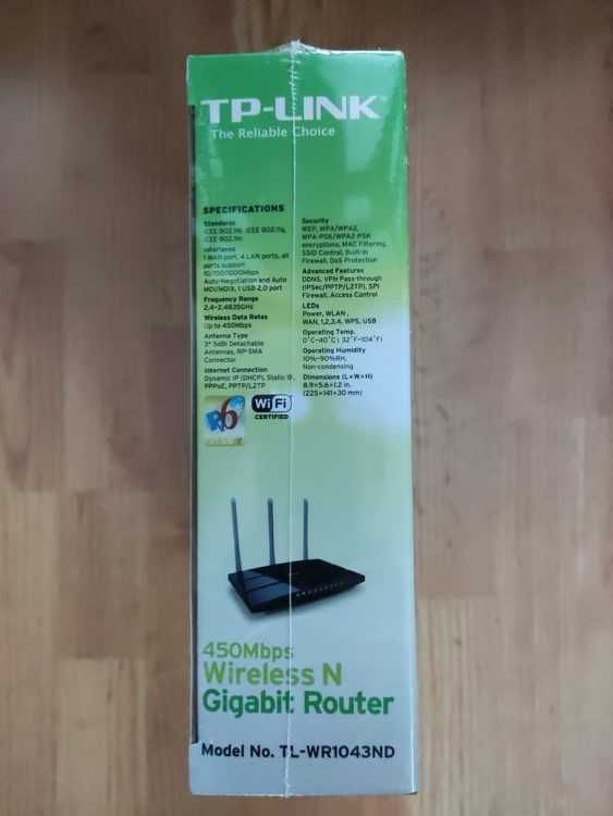 Vand Router wireless TP-Link TL-WR1043ND-nou, sigilat, in cutie