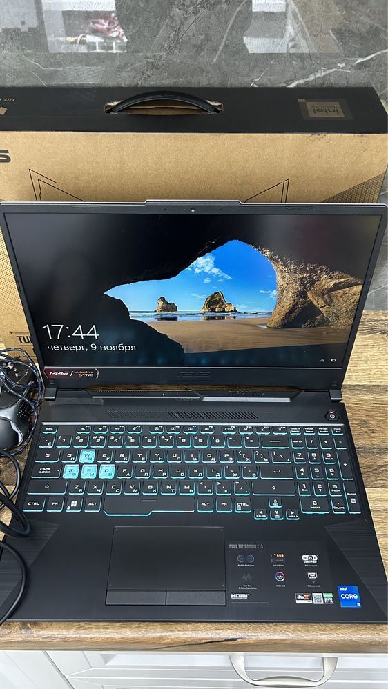 ASUS TUF Gaming F15+Intel Core i5-11400H+Geforce RTX 3050Ti+ОЗУ 16гб