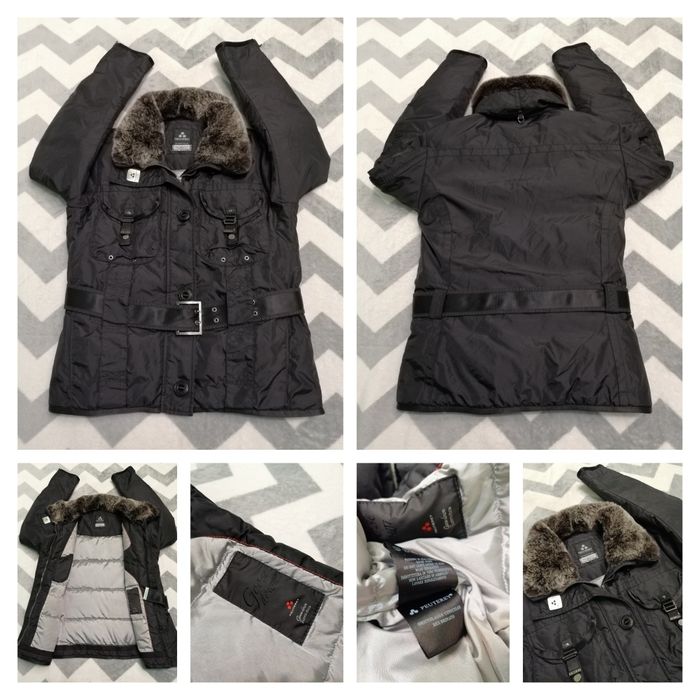 PEUTEREY geacă iarnă damă PUF blană IEPURE | transport GRATUIT‼️FAN