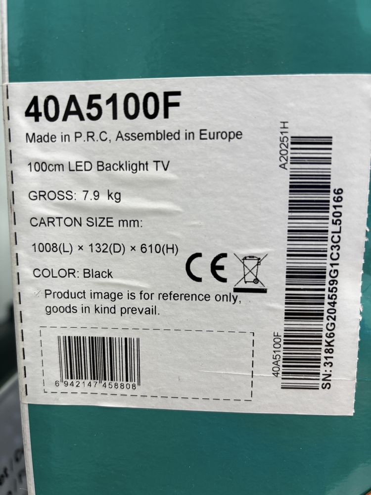 Televizor Led Hisense 100cm Diagonala