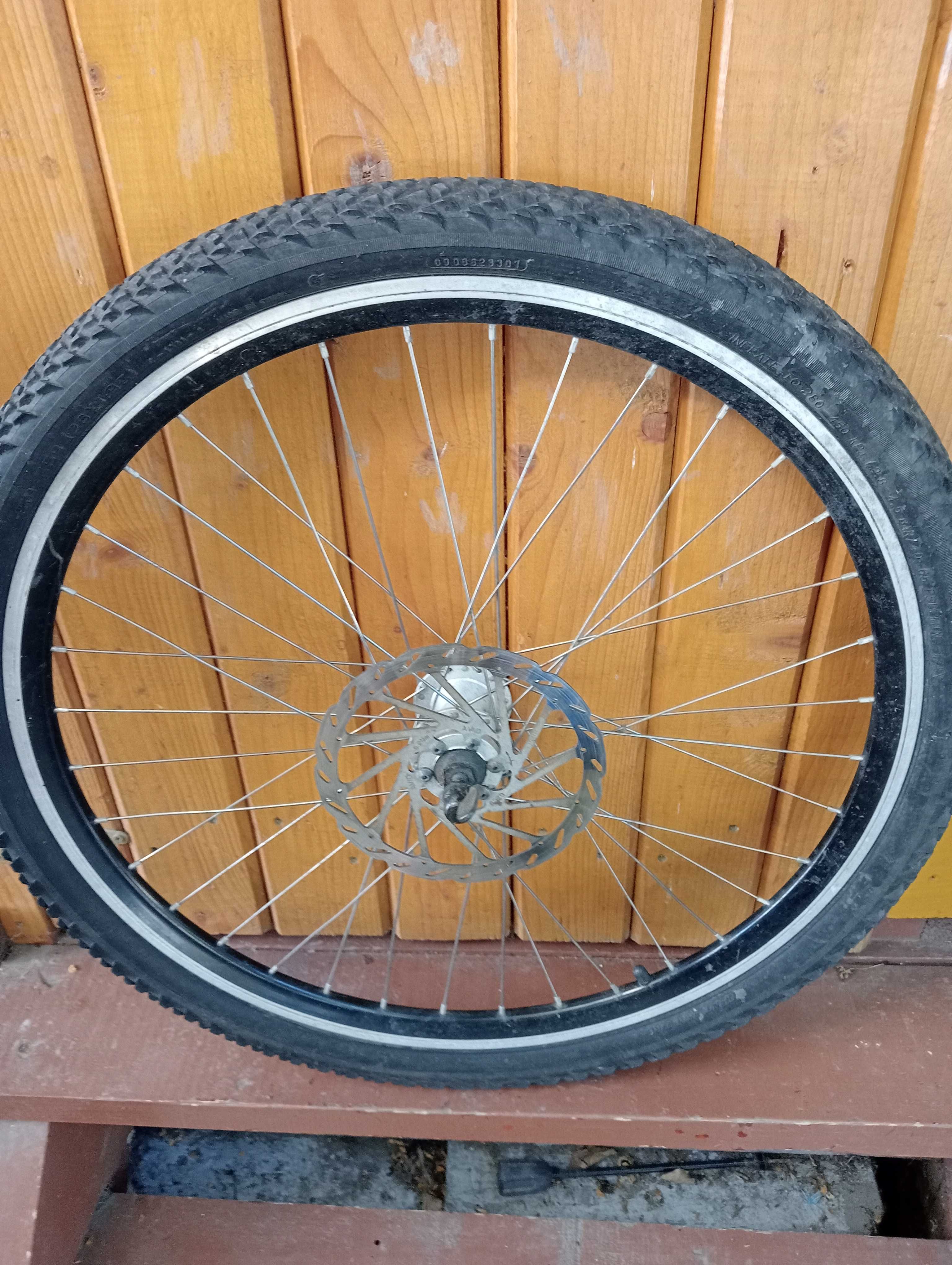 Set roti mtb 26 single speed  treking 28 jante duble butuci Shimano