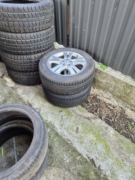 Jante Aluminiu mercedes R 18 5x112 cu anvelope de iarna 235/55/18
