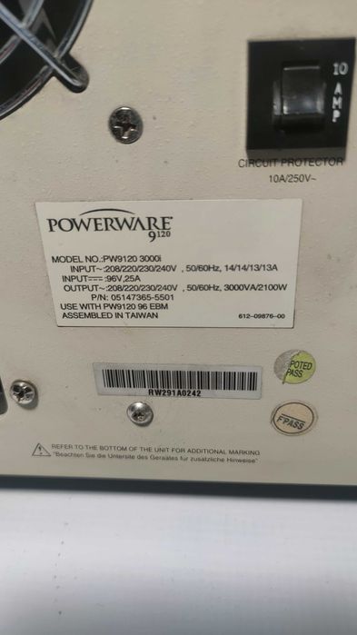 UPS Powerware 3000Va online, гаранция, цената е с вкл. ДДС