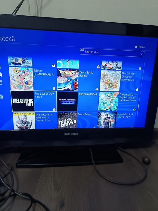 PlayStation 4 PS4 Slim ModaT (Orice Joc Gratis) +70 Jocuri