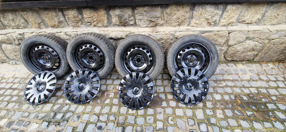Vând jante tabla +cauciucuri