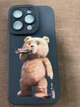 Кейс с Принт на Мече за iPhone 15 про