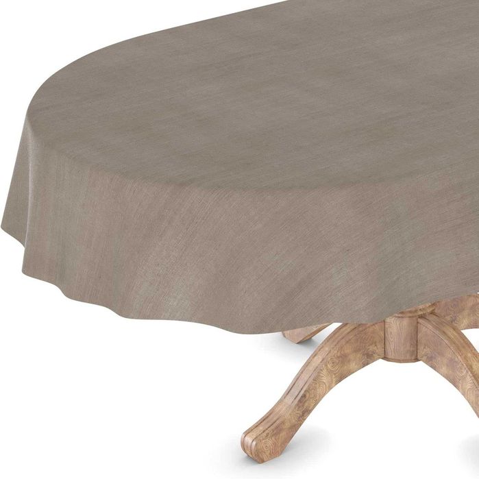 Градинска покривка за маса от мушама, може да се пере, овална