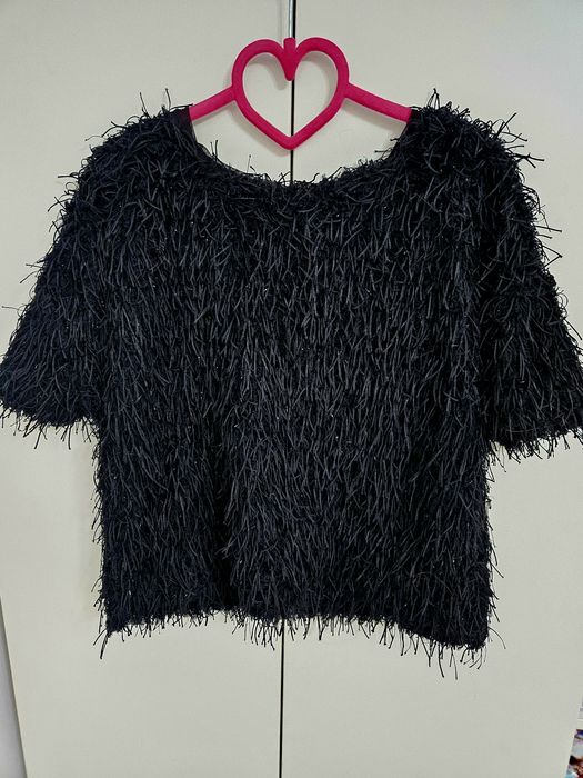 Bluza si fustita cu paiete si sclipici ZARA 8 ani