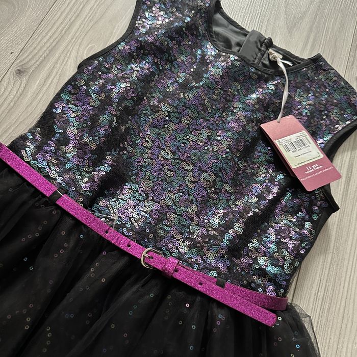 Rochita neagra fete 9-10 ani (11) noua