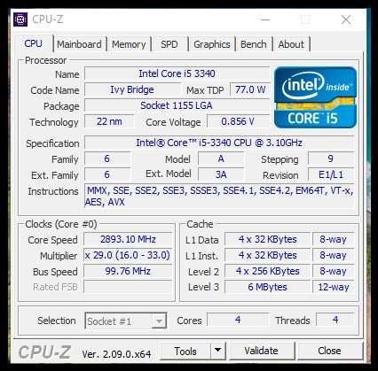 Дъно Intel DH67BL + Intel® Core i5-3340 +12gb lga 1155