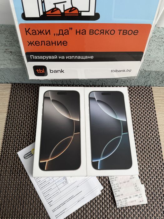 НОВ*ЛИЗИНГ*iPhone 16 pro Max*White/Natural/Black  НЕразпечатан 16 макс