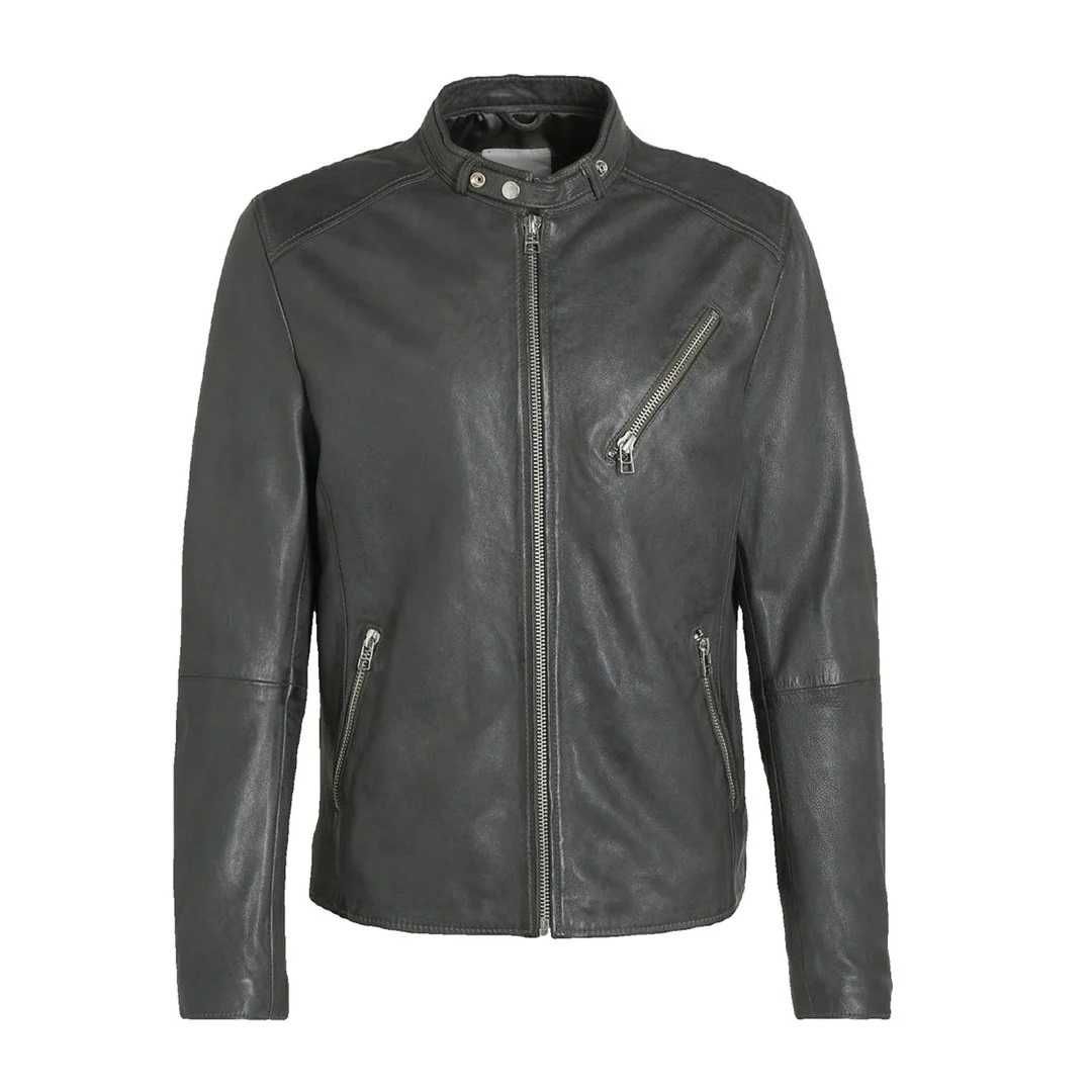 Goosecraft GC Belfast Biker Leather Jacket мъжко яке естествена кожа М