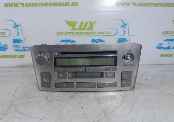 Radio CD 2.2 diesel 86120-05080 Toyota Avensis 2 T25  [din 2002 pana  2006] seria