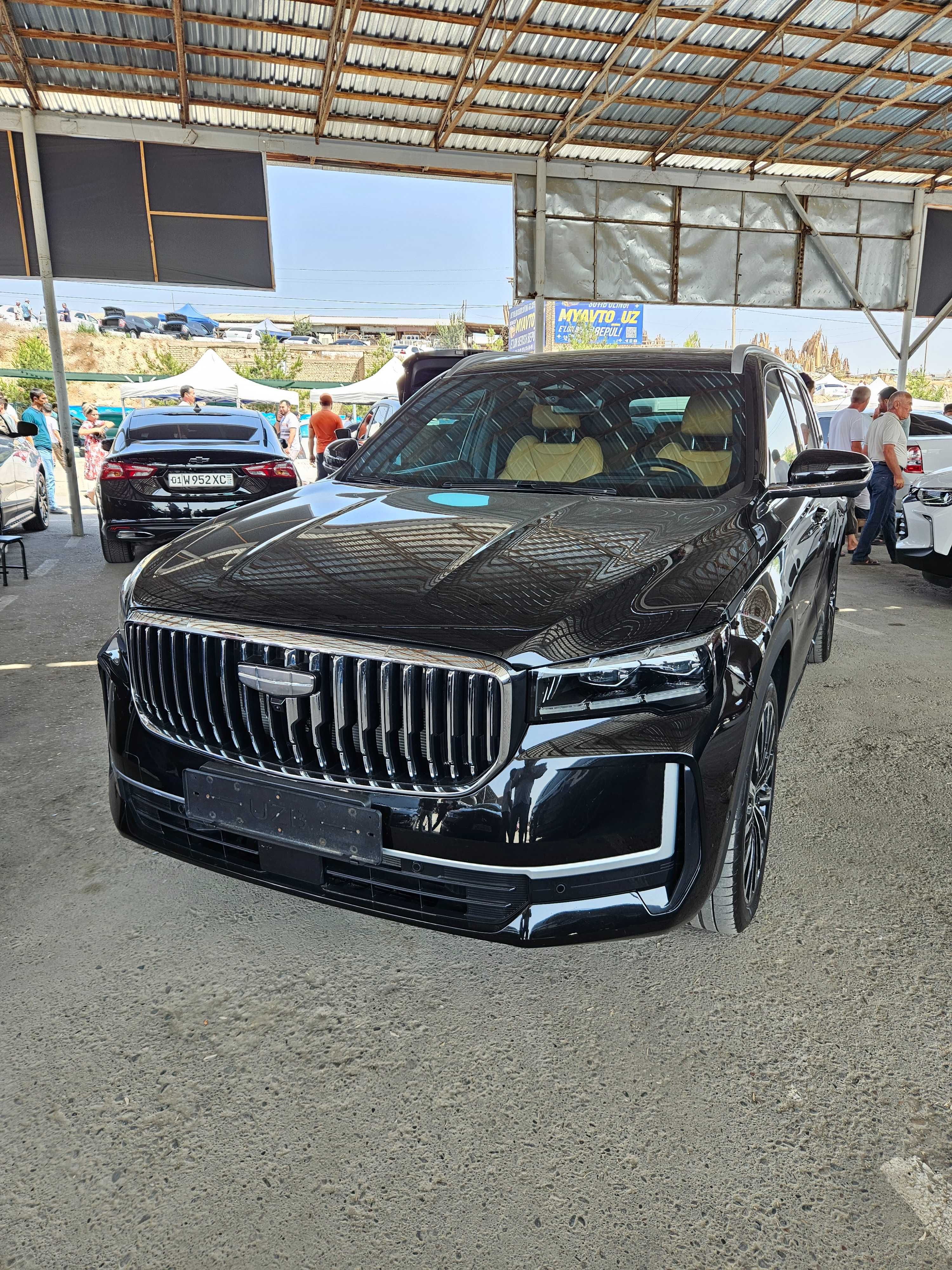 Geely  gibrid 2024 yil 19 ming yurgan 2 ta detal kiraska