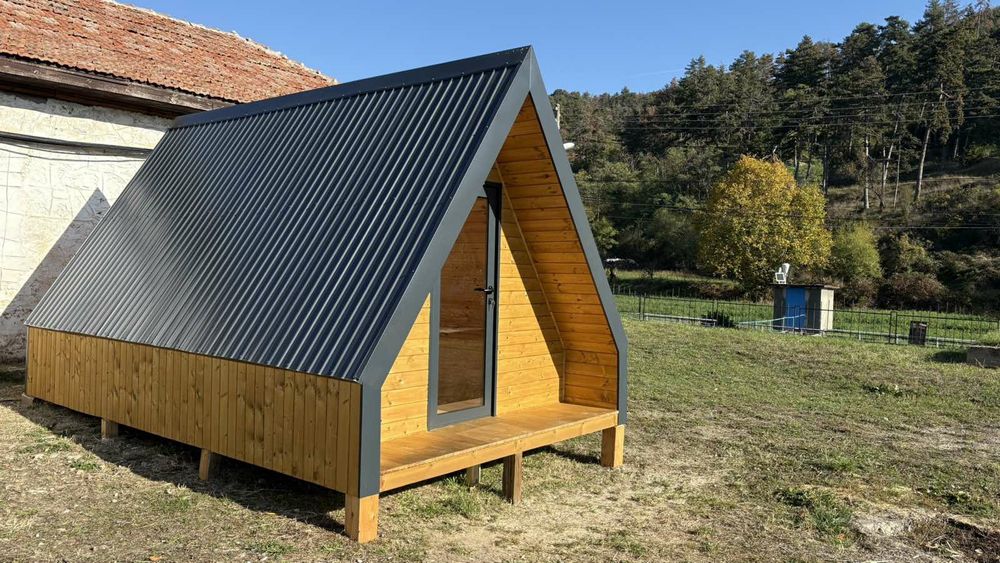Сглобяеми дървени алпийски шалета