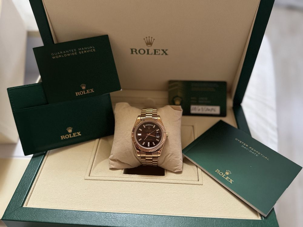 Rolex day date 40.0 mm chocolate