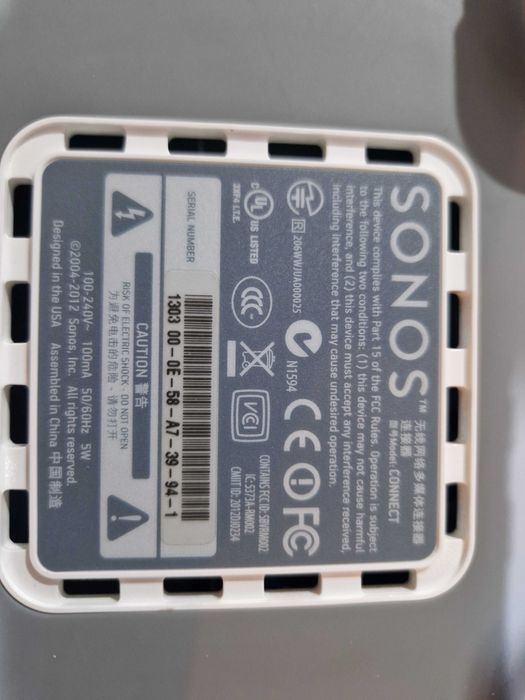 Streamer Sonos Connect