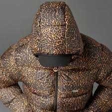 Geaca adidas SPRT Down Animal-Print Puffer Jacket, Noua, Marime L