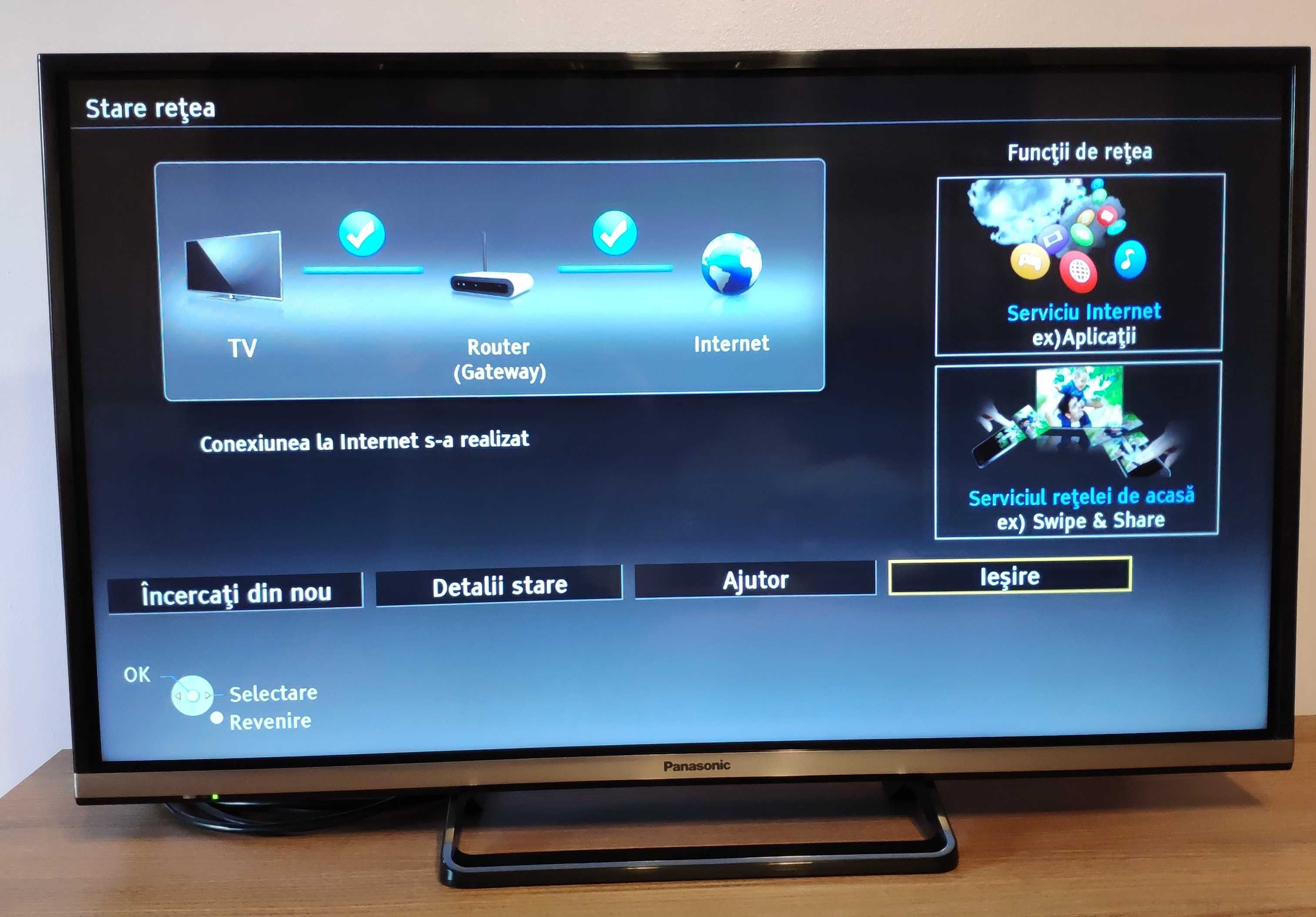 TV LED Smart Panasonic TX-32DS500E ca nou, la cutie